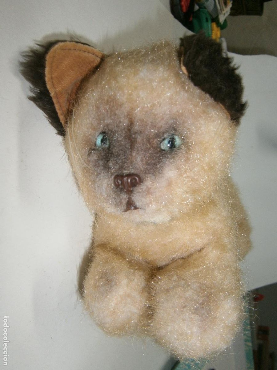 Giocattoli Antichi: ANTIGUO PELUCHE VINTAGE GATO SIAMES