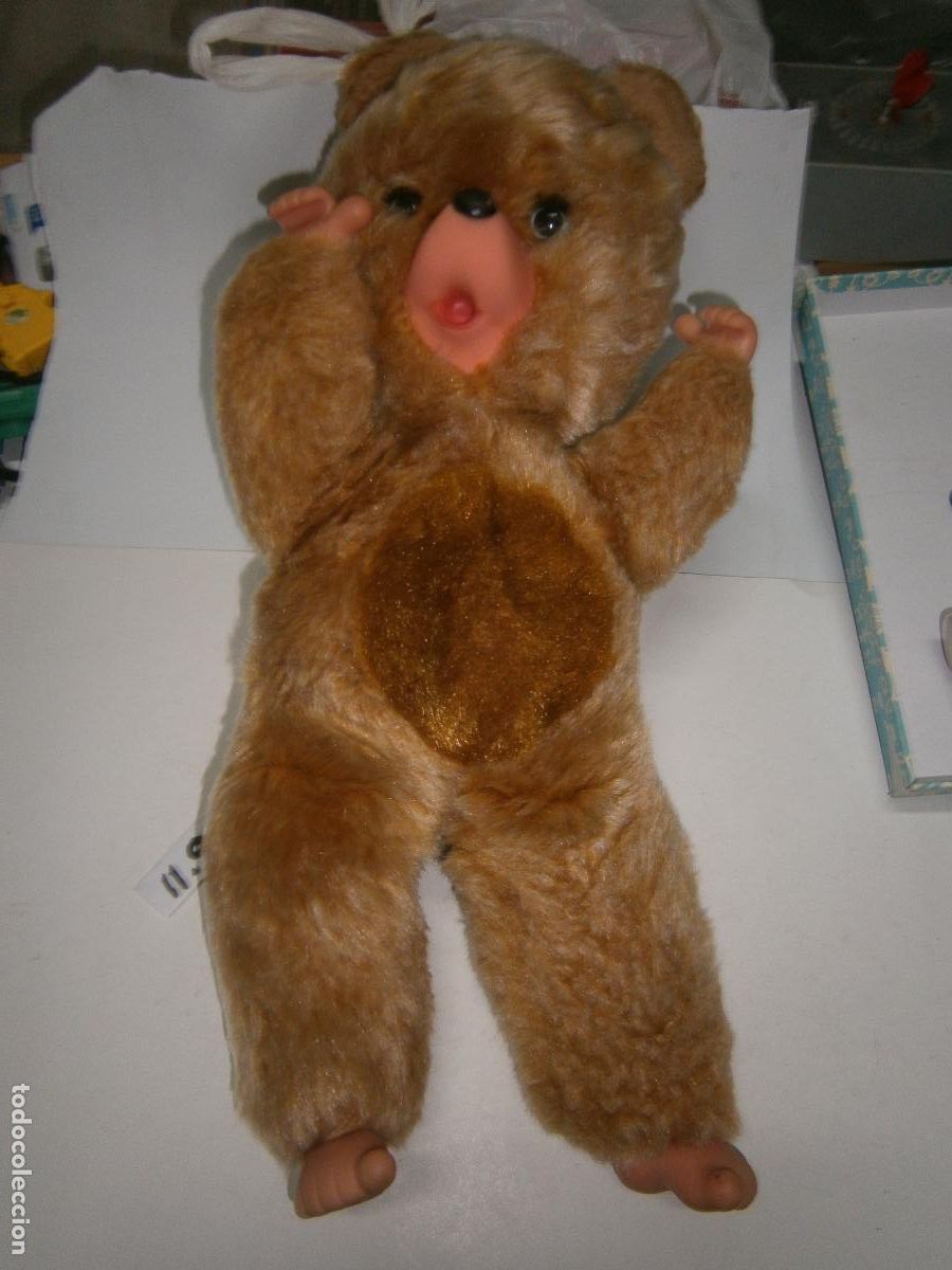 Giocattoli Antichi: ANTIGUO PELUCHE VINTAGE OSO MARCA VIR