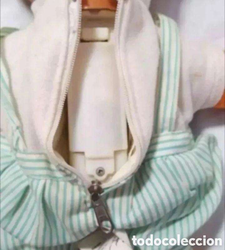 Juguetes antiguos: Peluche mam&aacute; troll con bebe - Foto 5