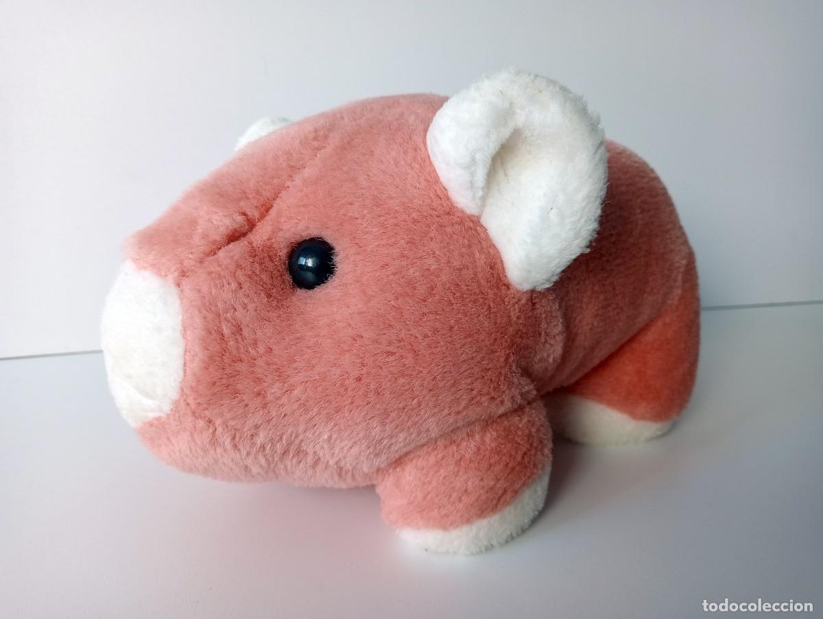 Jouets Anciens: MU&Ntilde;ECO DE PELUCHE CERDITO ROSA