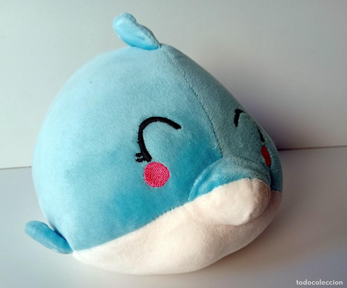 Juguetes Antiguos: MU&Ntilde;ECO DE PELUCHE DELF&Iacute;N DE SQUISHMALLOWS