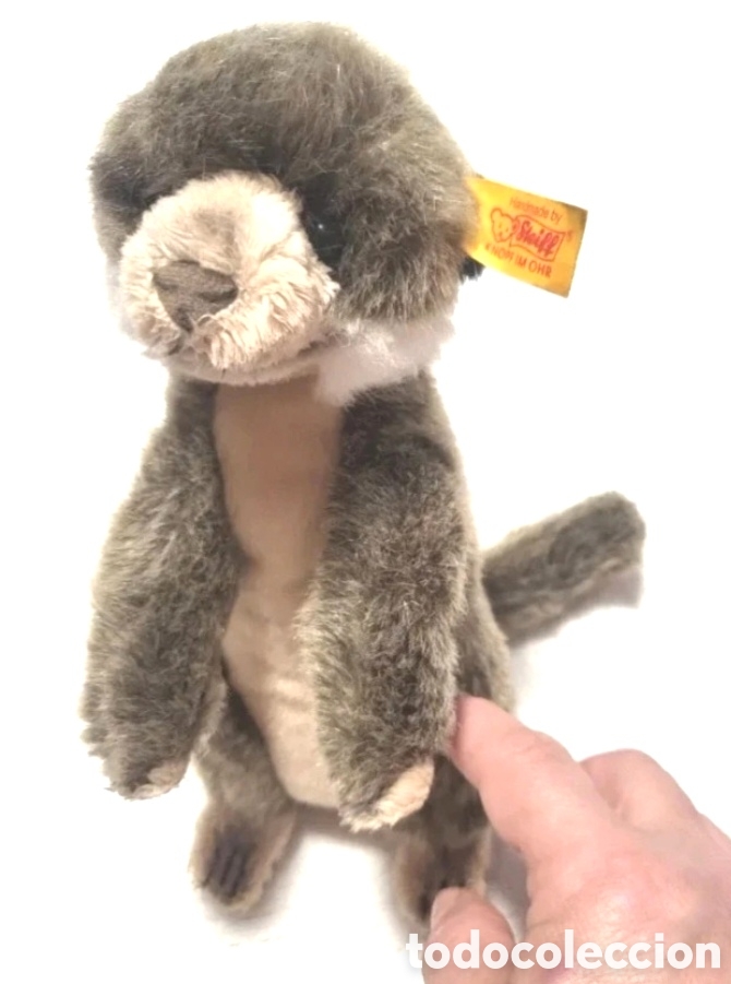 Juguetes Antiguos: Suricato de peluche Steiff