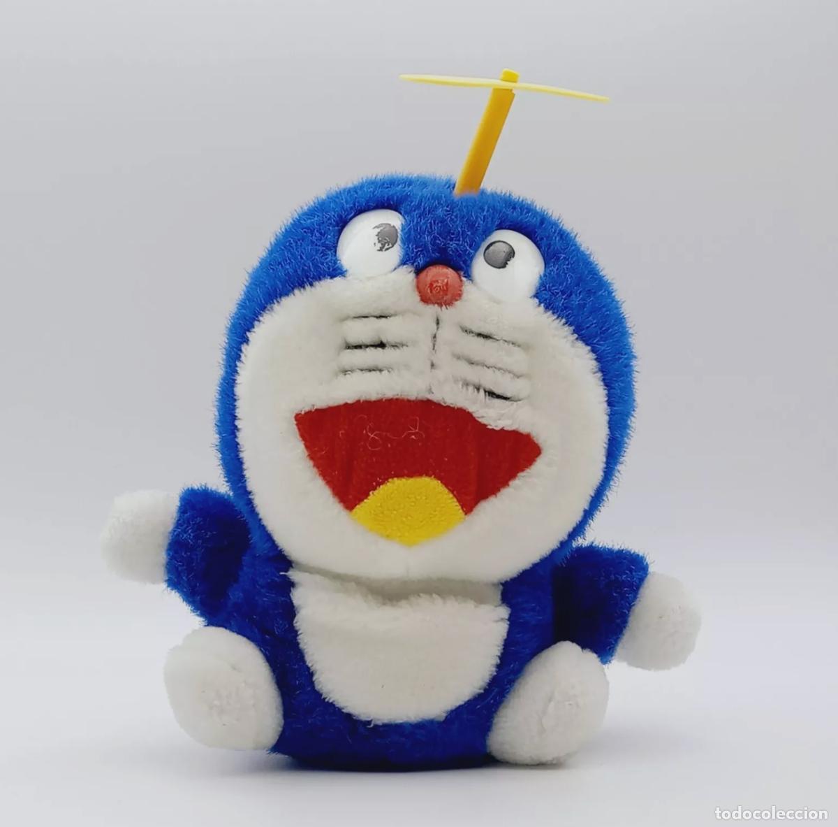 Altes Spielzeug: Peluche Doraemon vintage con bolsillo y helice VTG Spain 90s 24cm buen estado casquet volador