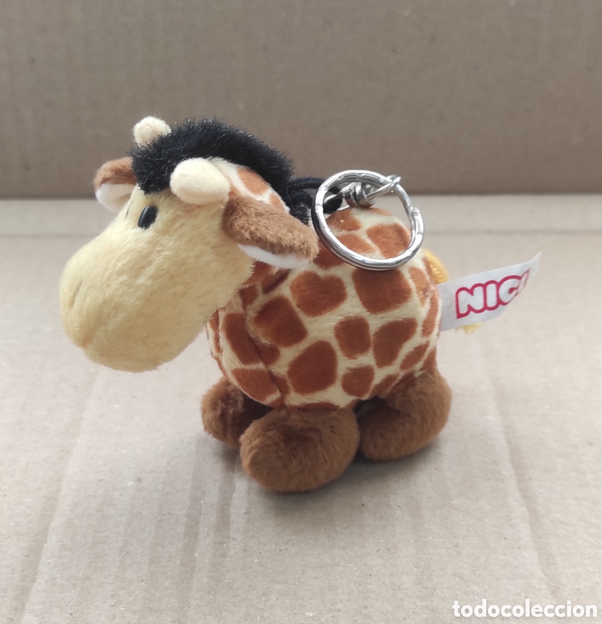 Altes Spielzeug: JIRAFA PELUCHE MARCA NICI DISE&Ntilde;ADA COMO LLAVERO - ALTURA 8 CM.