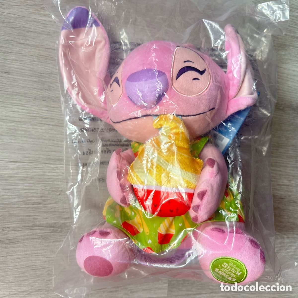 Giocattoli Antichi: Peluche mediano Angel lanzamiento limitado espiral pi&ntilde;a Stitch Attacks Snacks (8 de 12).
