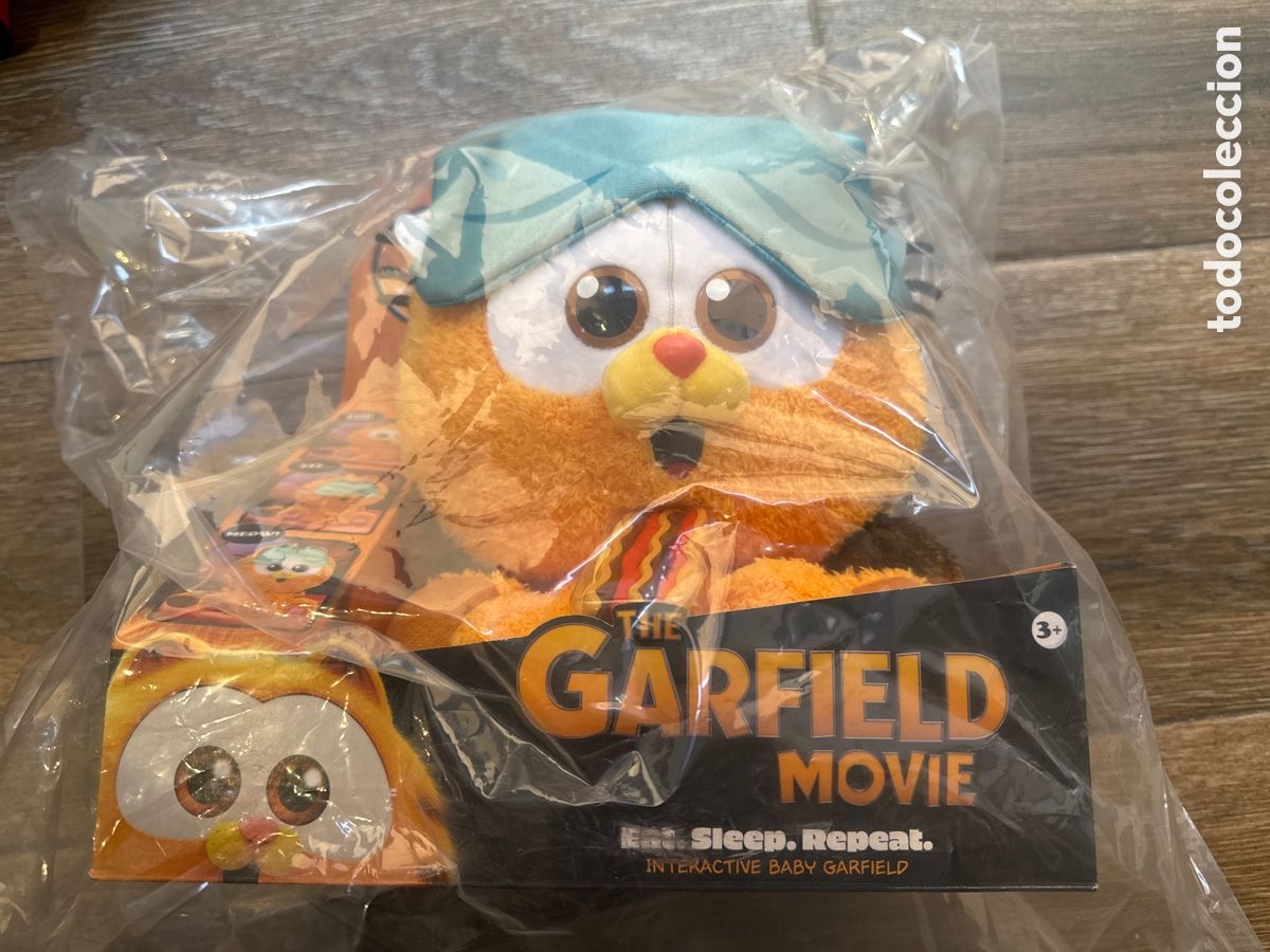 Juguetes Antiguos: Peluche Baby Garfield Interactivo The Garfield Movie