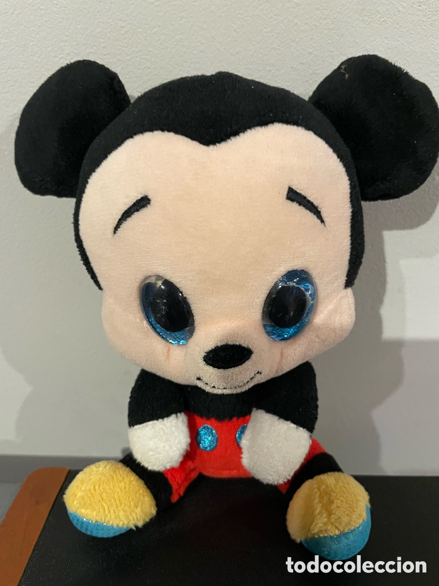 Juguetes Antiguos: Peque&ntilde;o peluche de Mickey Mouse
