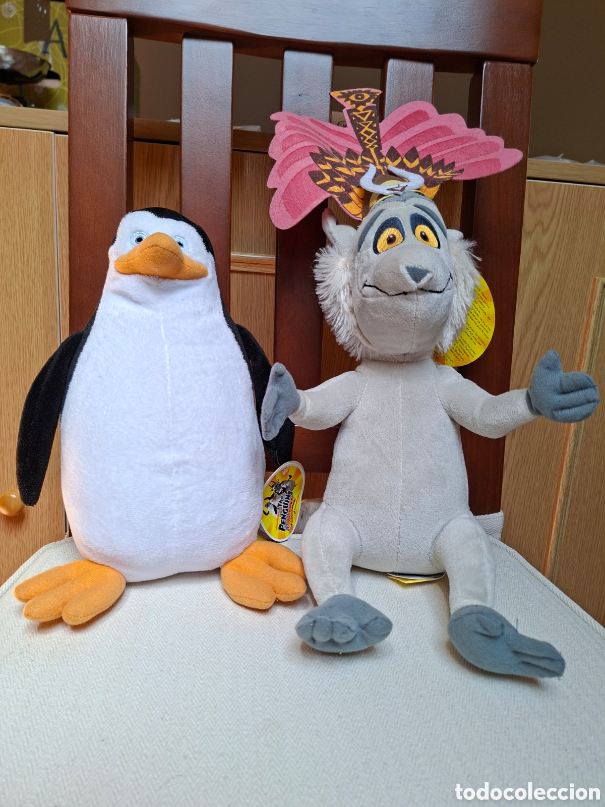 Giocattoli Antichi: PELUCHES DE &rdquo;LOS PING&Uuml;INOS DE MADAGASCAR&rdquo;