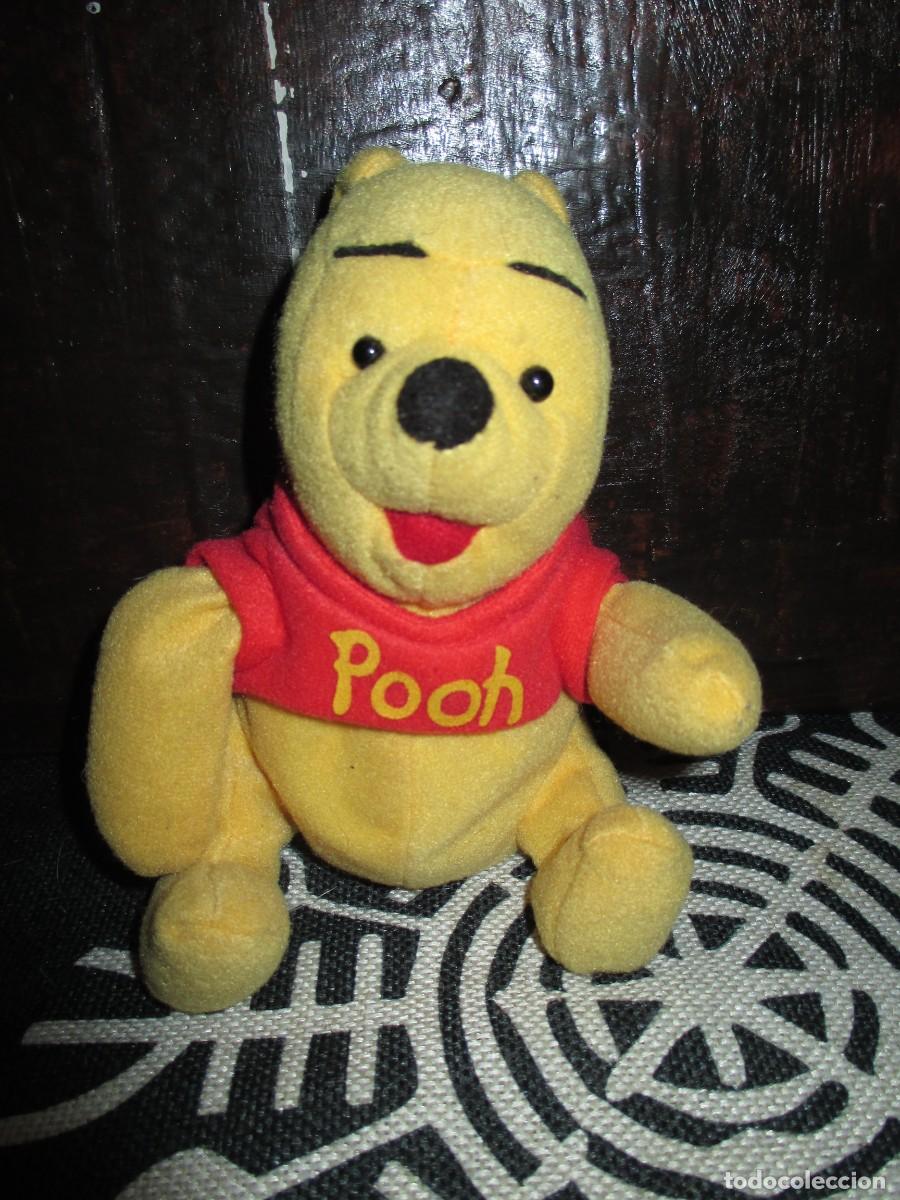 Jouets Anciens: 388- Peluche Mini Vintage Winnie The Pooh Disney (Applause) 15 cm - &iexcl;Excelente Estado!