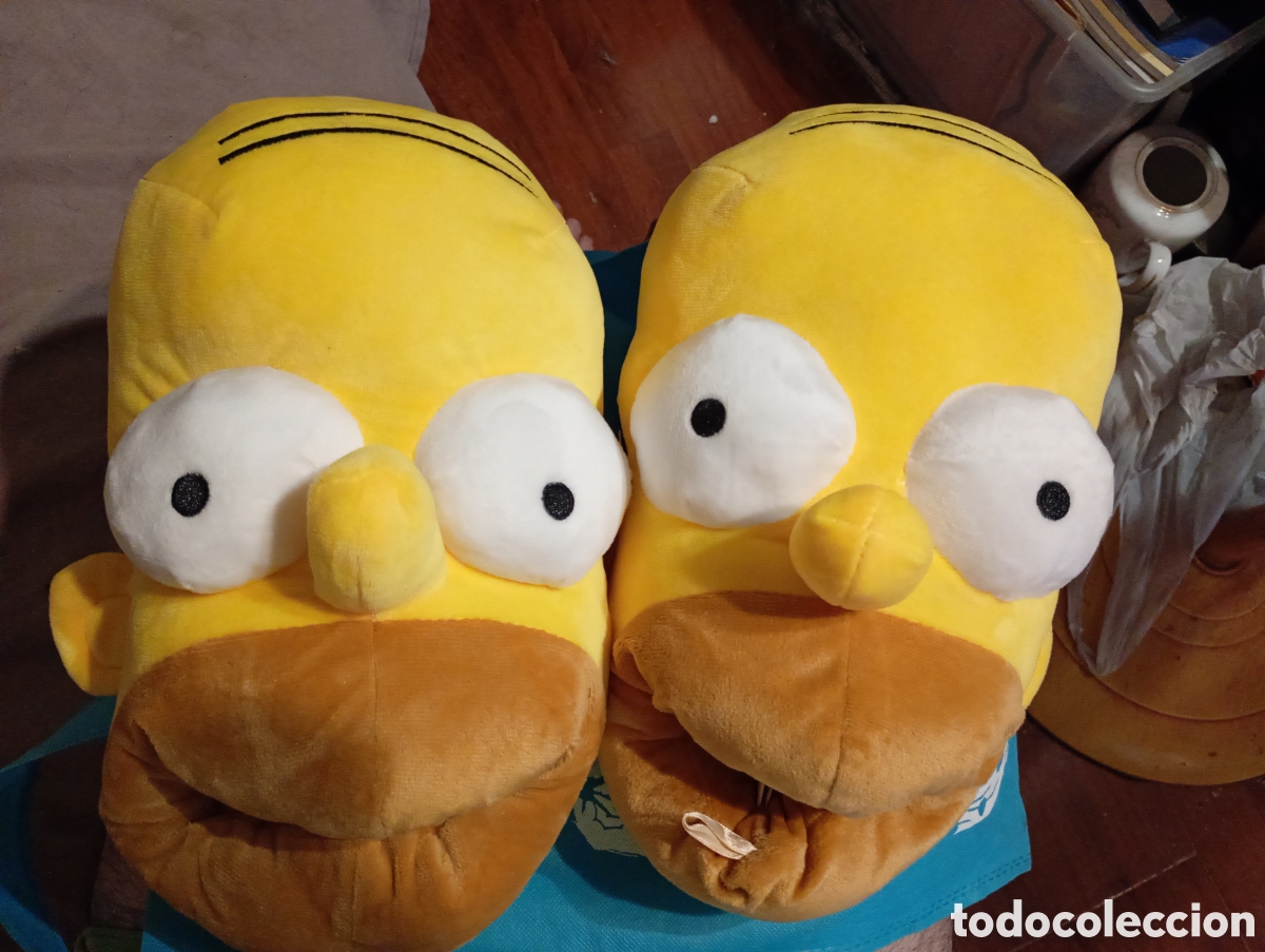 Juguetes Antiguos: Zapatillas Homer Simpson