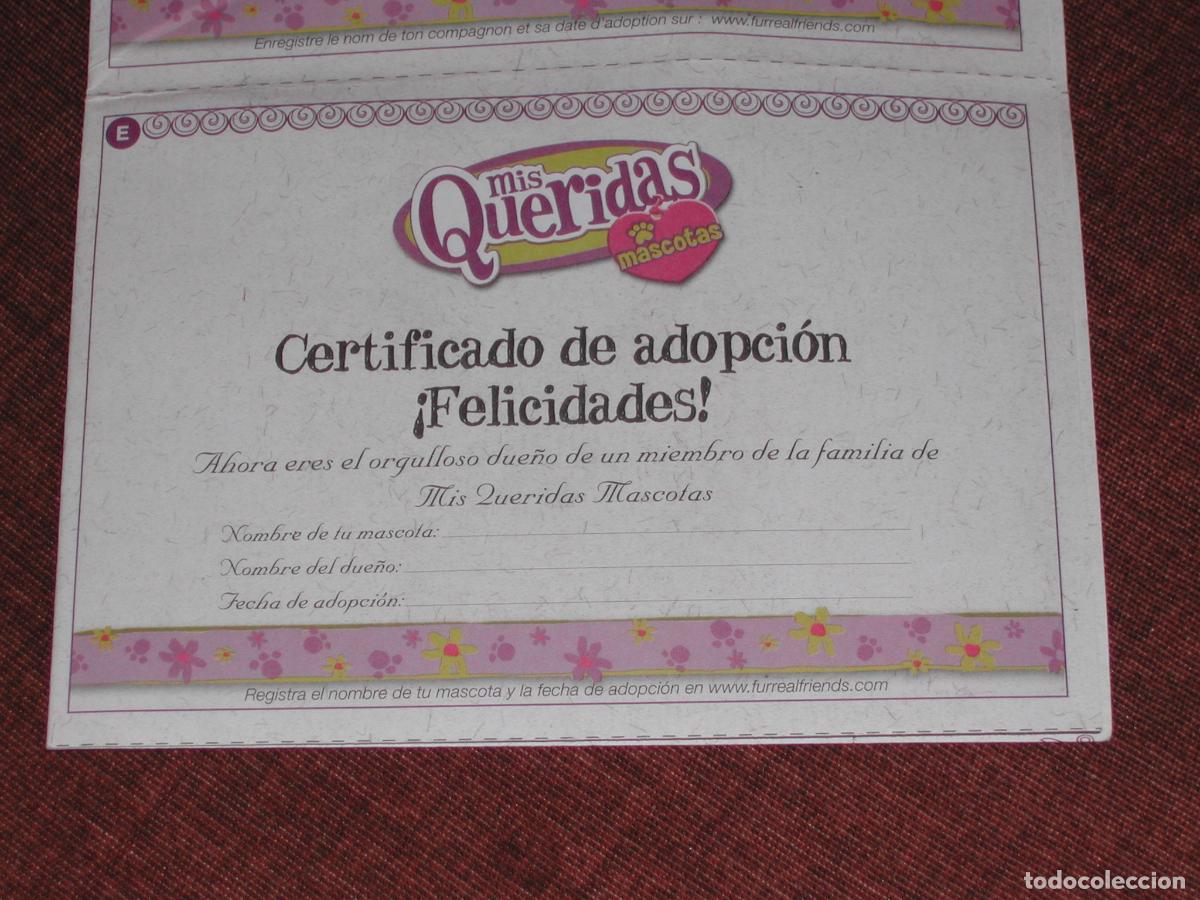 Juguetes Antiguos: FurReal Friends Certificado Adopci&oacute;n