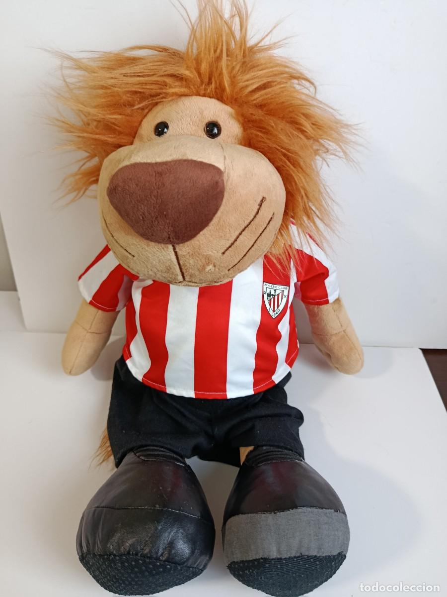 Juguetes Antiguos: LEON DEL ALTLHETIC DE BILBAO. GRANDE 55 cm