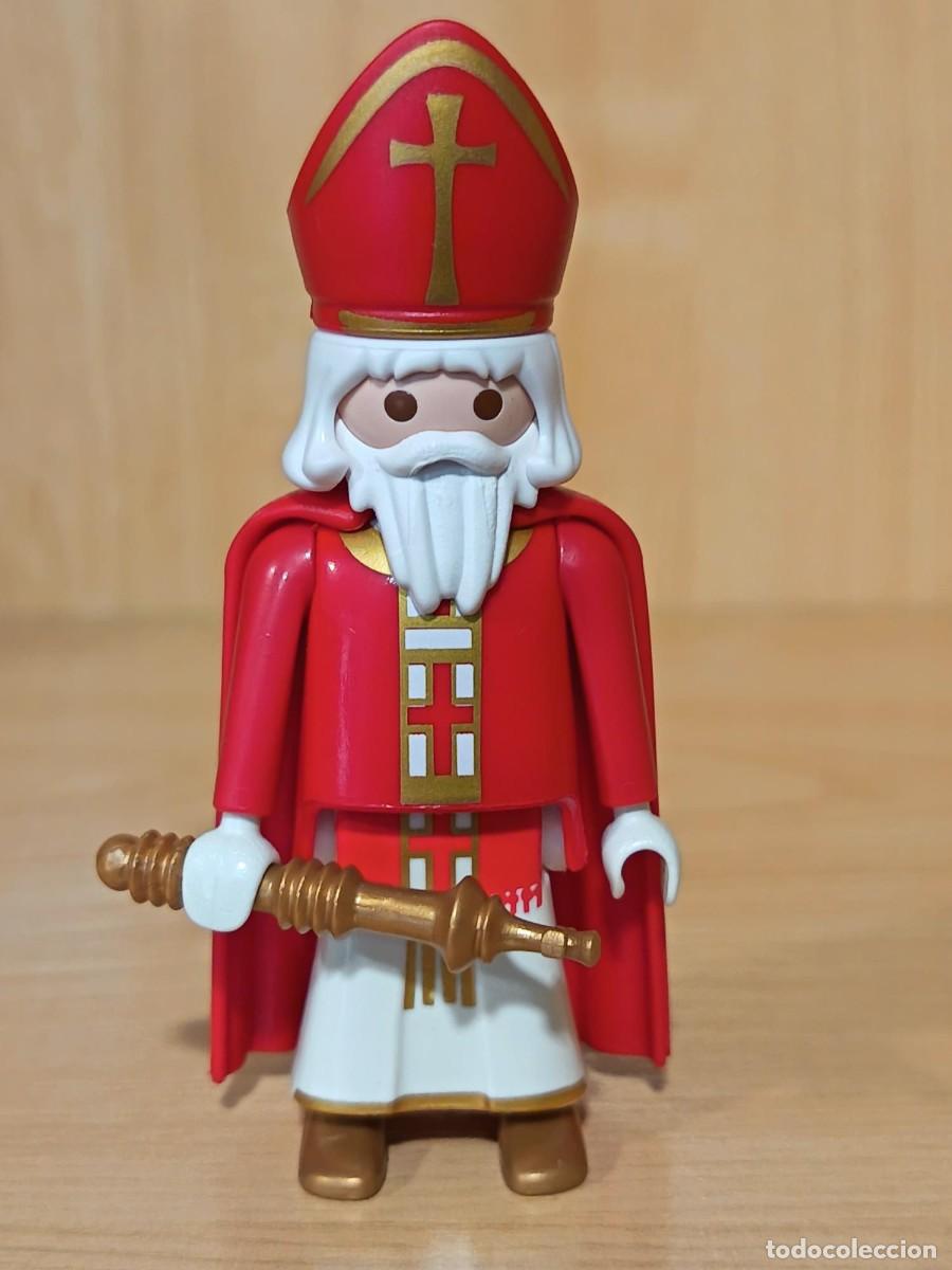 Juguetes Antiguos: PLAYMOBIL SACERDOTE , CURA CON BASTON DE CRUZ - 16/6/23