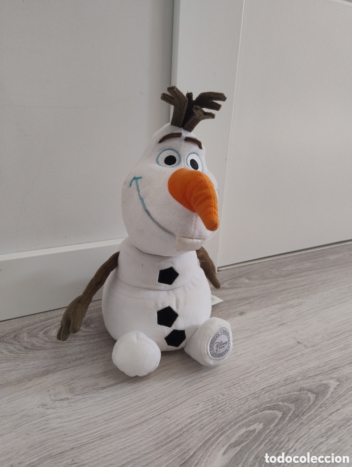 Old Toys: M69 Peluche mu&ntilde;eco de nieve. Frozen. Olaf. Disney. Original con sello en pie.