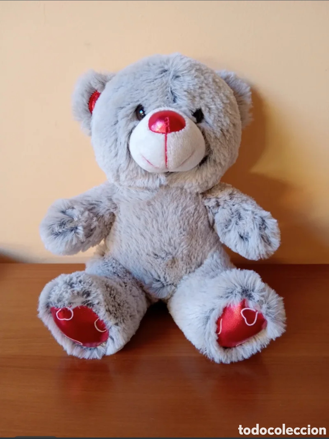 Juguetes Antiguos: Osito de peluche gris