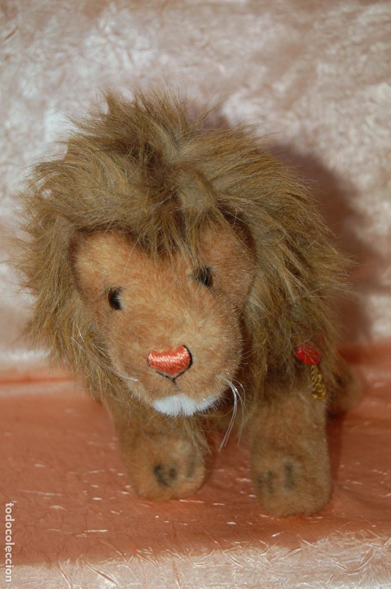 Juguetes antiguos: le&oacute;n alem&aacute;n teddy hermann - Foto 2