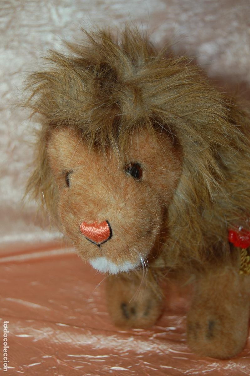 Juguetes antiguos: le&oacute;n alem&aacute;n teddy hermann - Foto 6