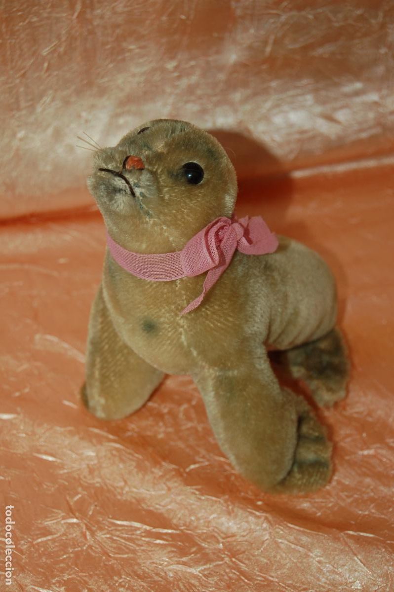 Old Toys: foca antigua alemana steiff