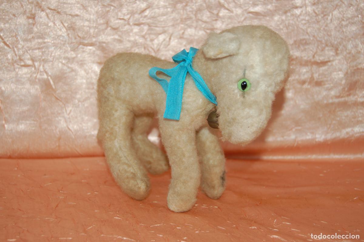 Juguetes Antiguos: oveja antigua de peluche