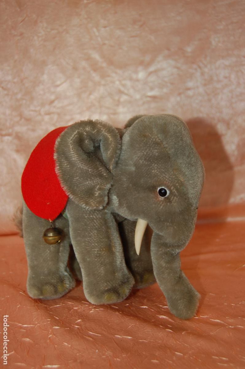 Juguetes antiguos: elefante alem&aacute;n steiff - Foto 2