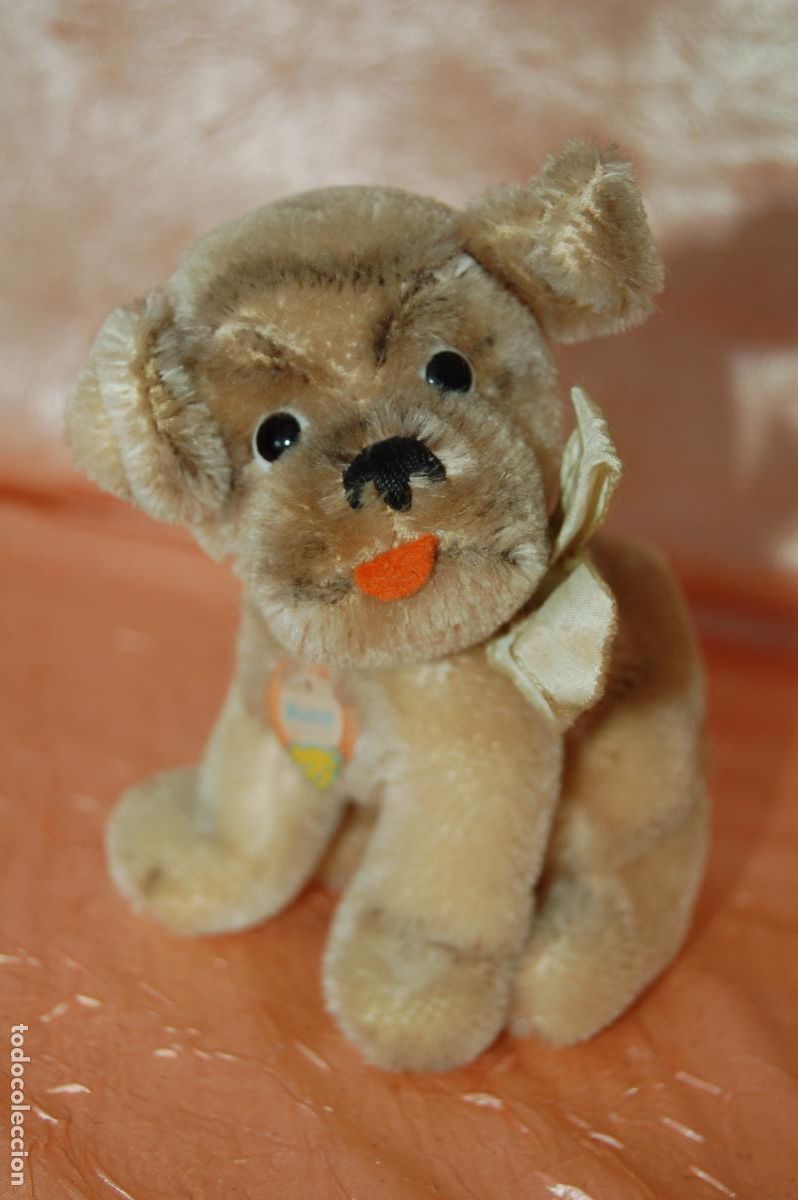 Juguetes antiguos: perrito alem&aacute;n steiff - Foto 2