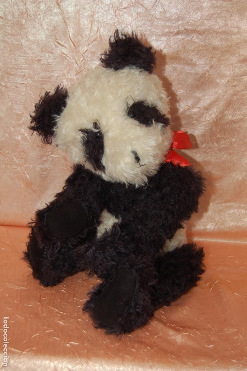 Old Toys: osito panda antiguo alem&aacute;n