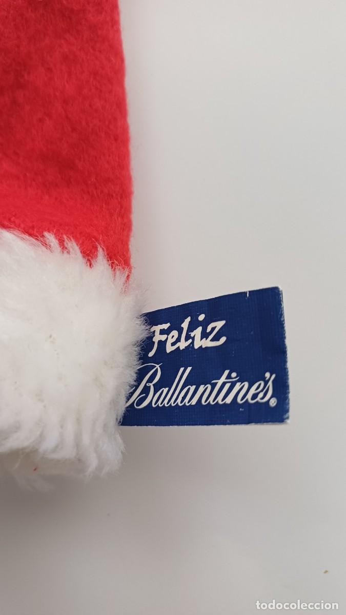 Brinquedos Antigos: PEQUE&Ntilde;O PELUCHE PARA DECORAR BOTELLA GORRO PAPA NOEL PUBLICIDAD BALLANTINES