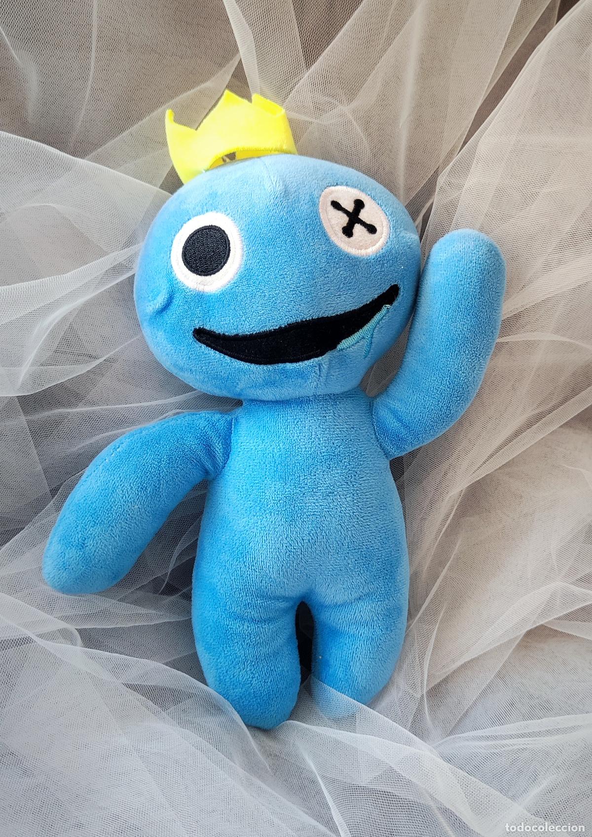 Juguetes Antiguos: PELUCHE BLUE RAINBOW FRIENDS - 26 CM DE ALTURA - POCO USO