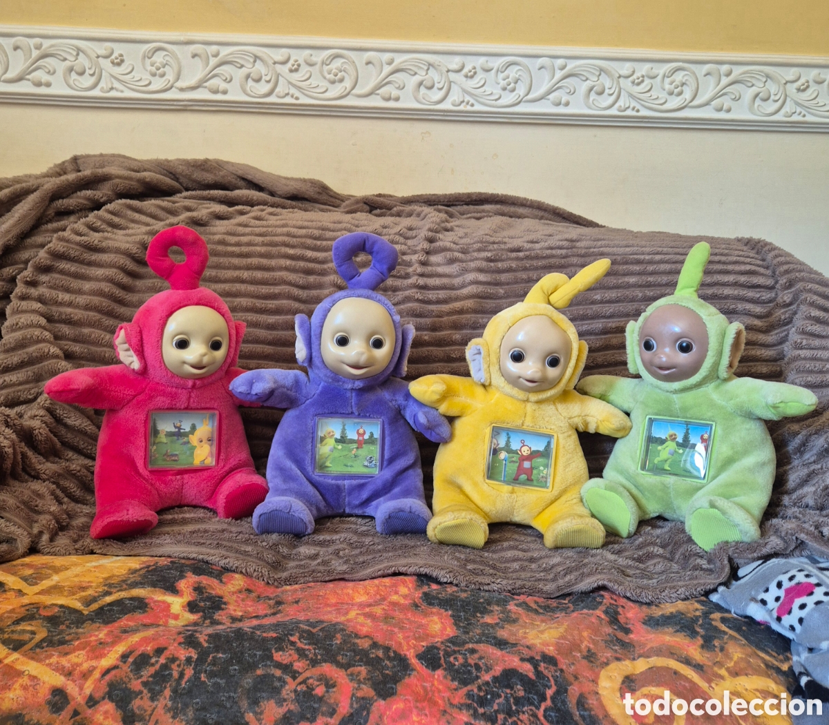 Juguetes Antiguos: Lotto 4 Teletubbies 1996 FUNZIONANTI 3 SU 4