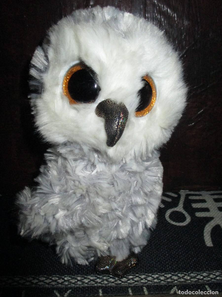 Jouets Anciens: 521- Peluche Ty Beanie Boos - B&uacute;ho Owlette (Excelente Estado con Etiqueta)