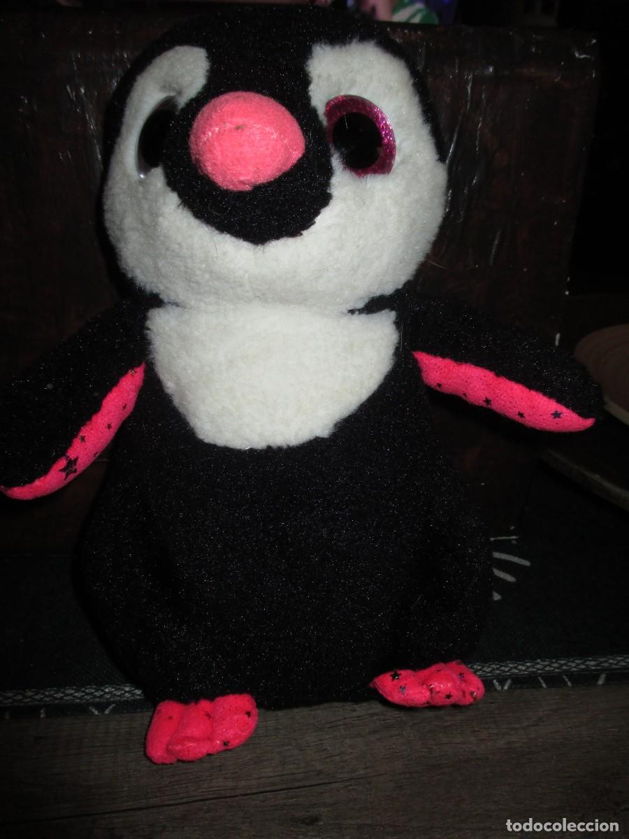 Altes Spielzeug: 523- Peluche Ping&uuml;ino Paws Collection Grande (27 cm) - Ojos Brillantes Tipo Ty