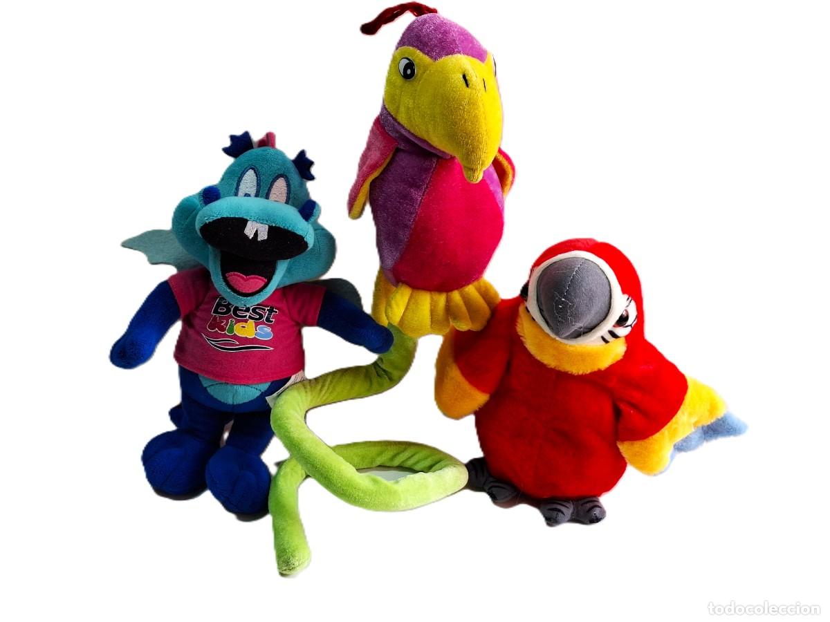 Juguetes Antiguos: LOTE DE JUGUETES DE PELUCHE