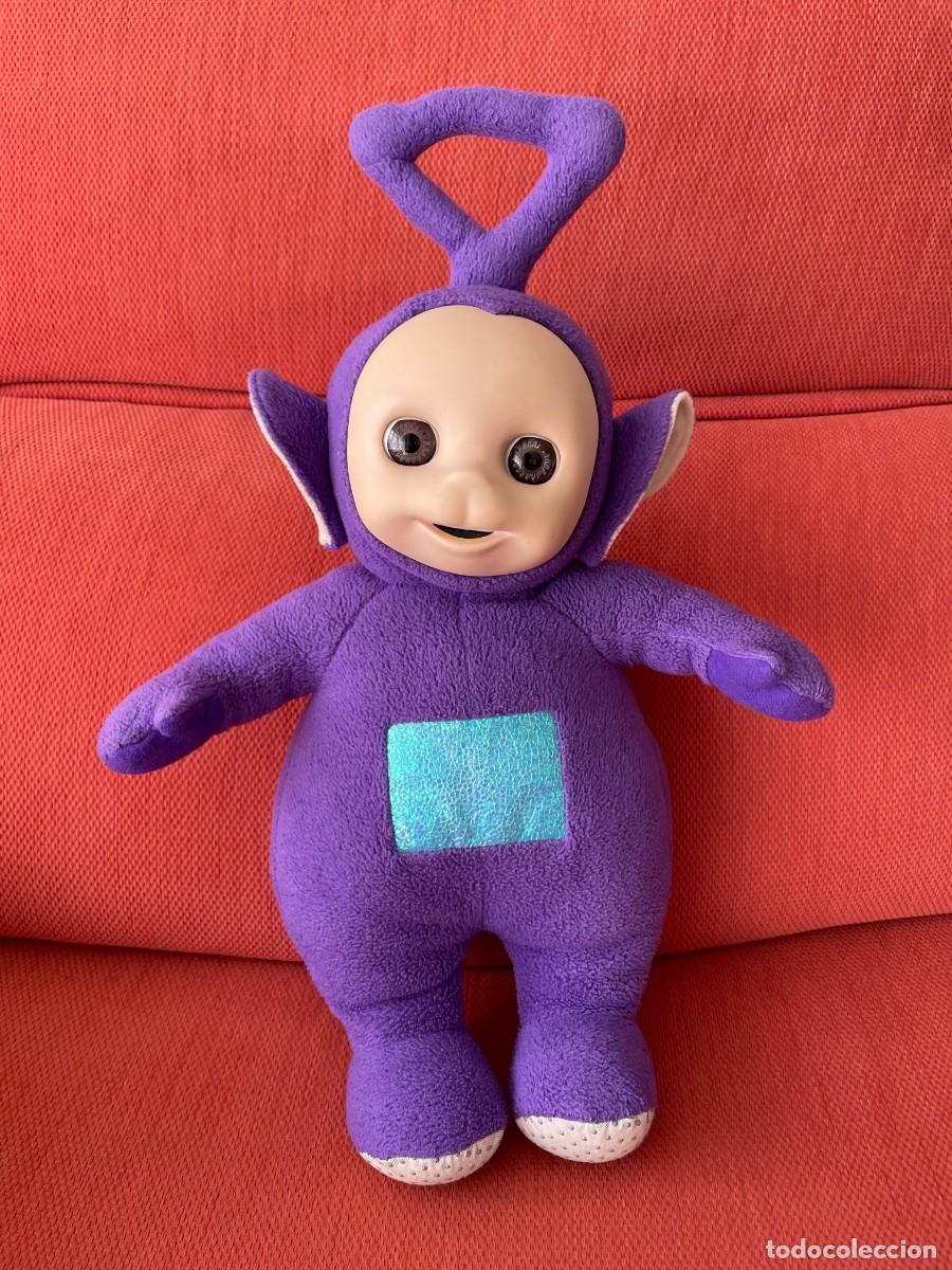 Juguetes Antiguos: PELUCHE VINTAGE TINKY WINKY TELETUBBIES ORIGINAL 1996 CON SONIDO