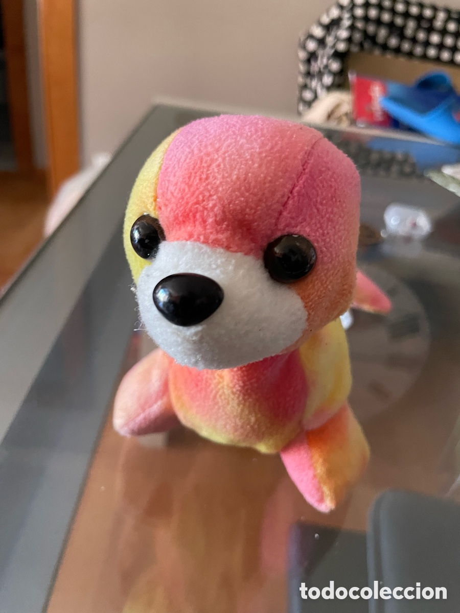 Juguetes antiguos: Foca de peluche usado - Foto 2