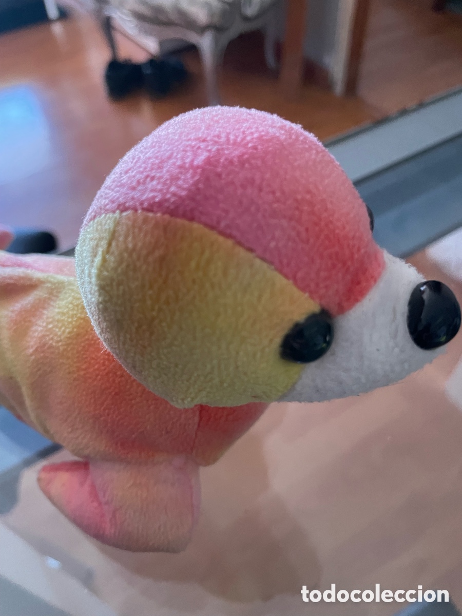 Juguetes antiguos: Foca de peluche usado - Foto 5