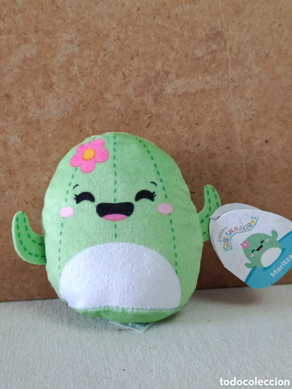 Juguetes Antiguos: peluche Squishmallows Maritza el cactus, McDonald's