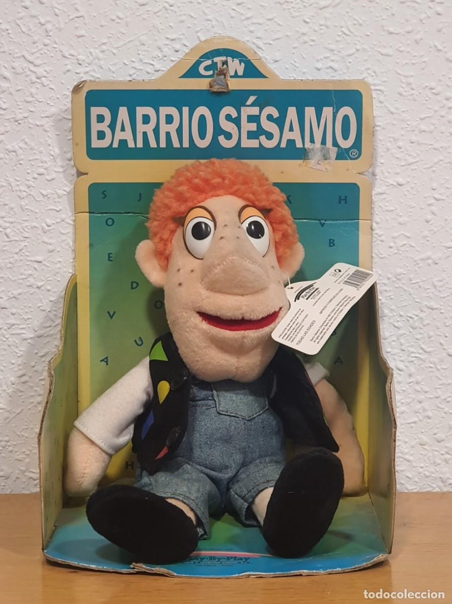Juguetes Antiguos: Peluche Gaspar de Barrio S&eacute;samo (Vintage 1998) con caja original
