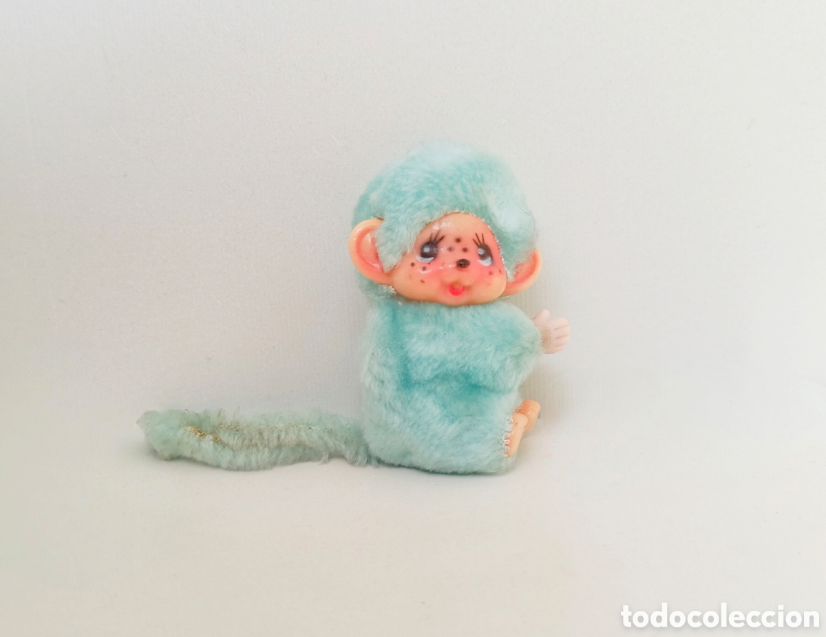 Juguetes Antiguos: Antiguo mu&ntilde;eco pitipinza pinza Virkiki monchichi mono azul a&ntilde;os 70 80 pitipinzas Vir Ibense vintage