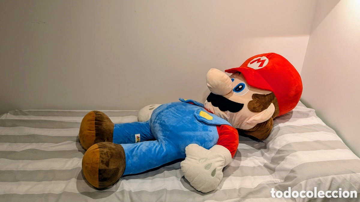 Juguetes Antiguos: Peluche Gigante Super Mario Bros Nintendo 110cm Original 2022