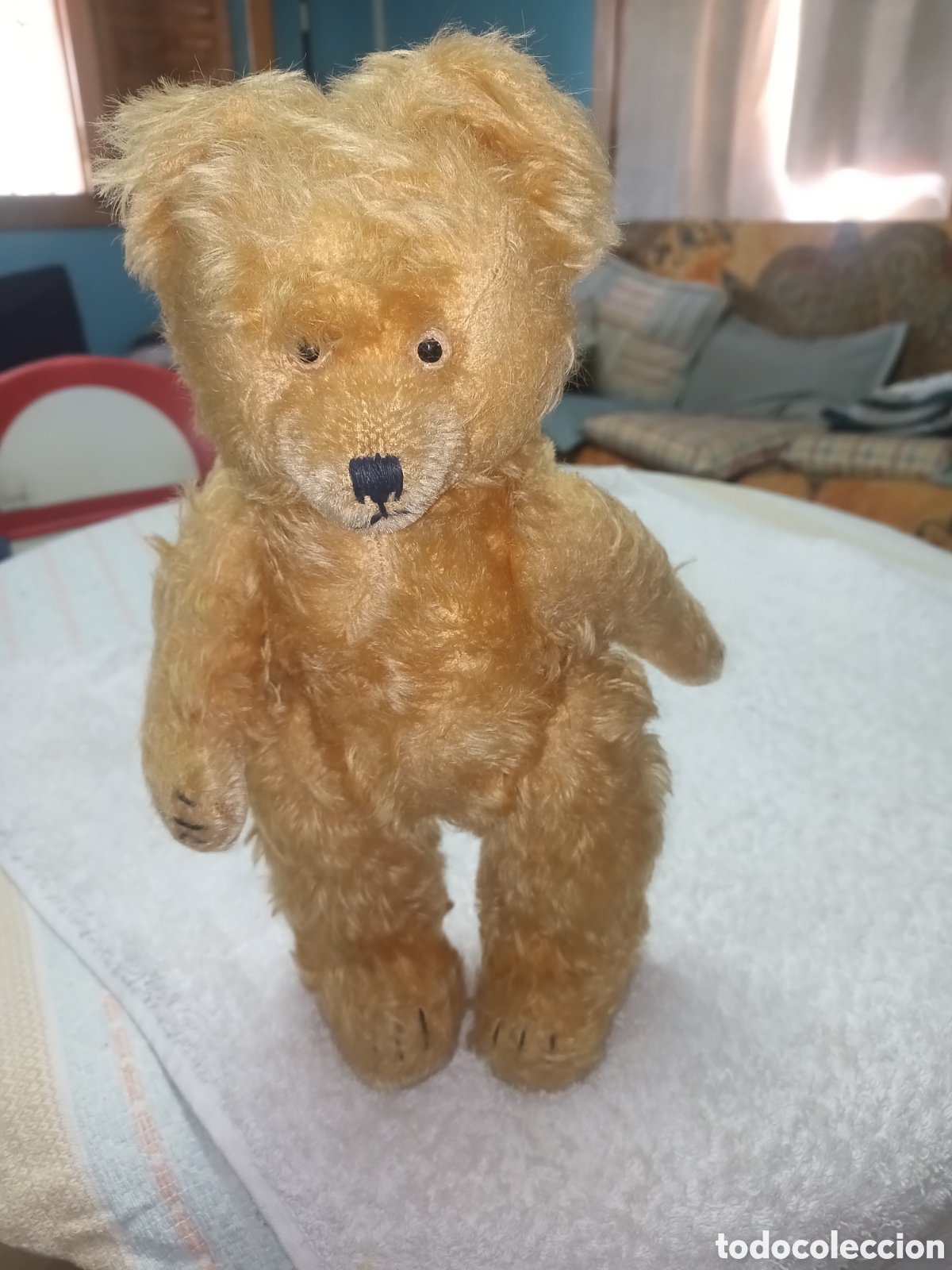 Juguetes Antiguos: OSO PELUCHE TEDDY DORADO ARTICULADO &iquest;PEDIGREE PETZ STEIFF CHILTERN CHAD VALLEY SCHUCO MERRYTHOUGHT?