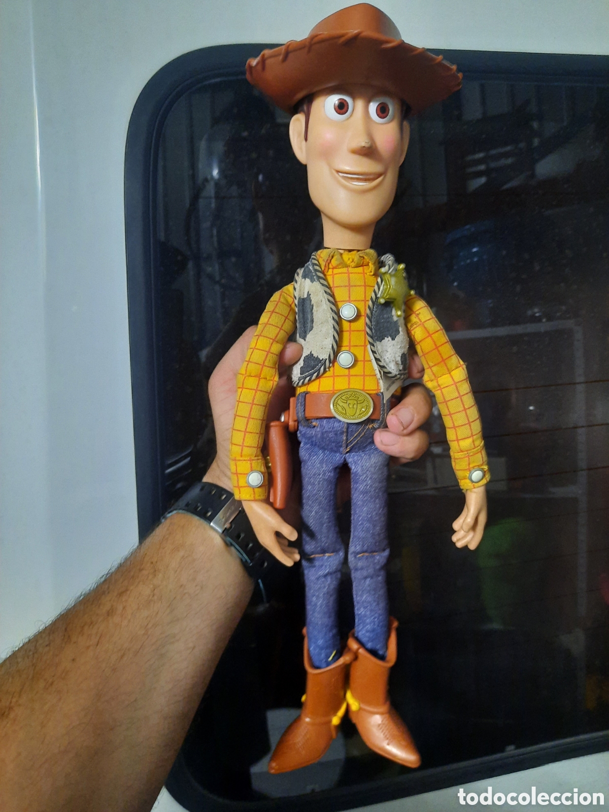 Juguetes Antiguos: Vaquero Woody - Thinkway Toys - Toy Story - Espa&ntilde;ol