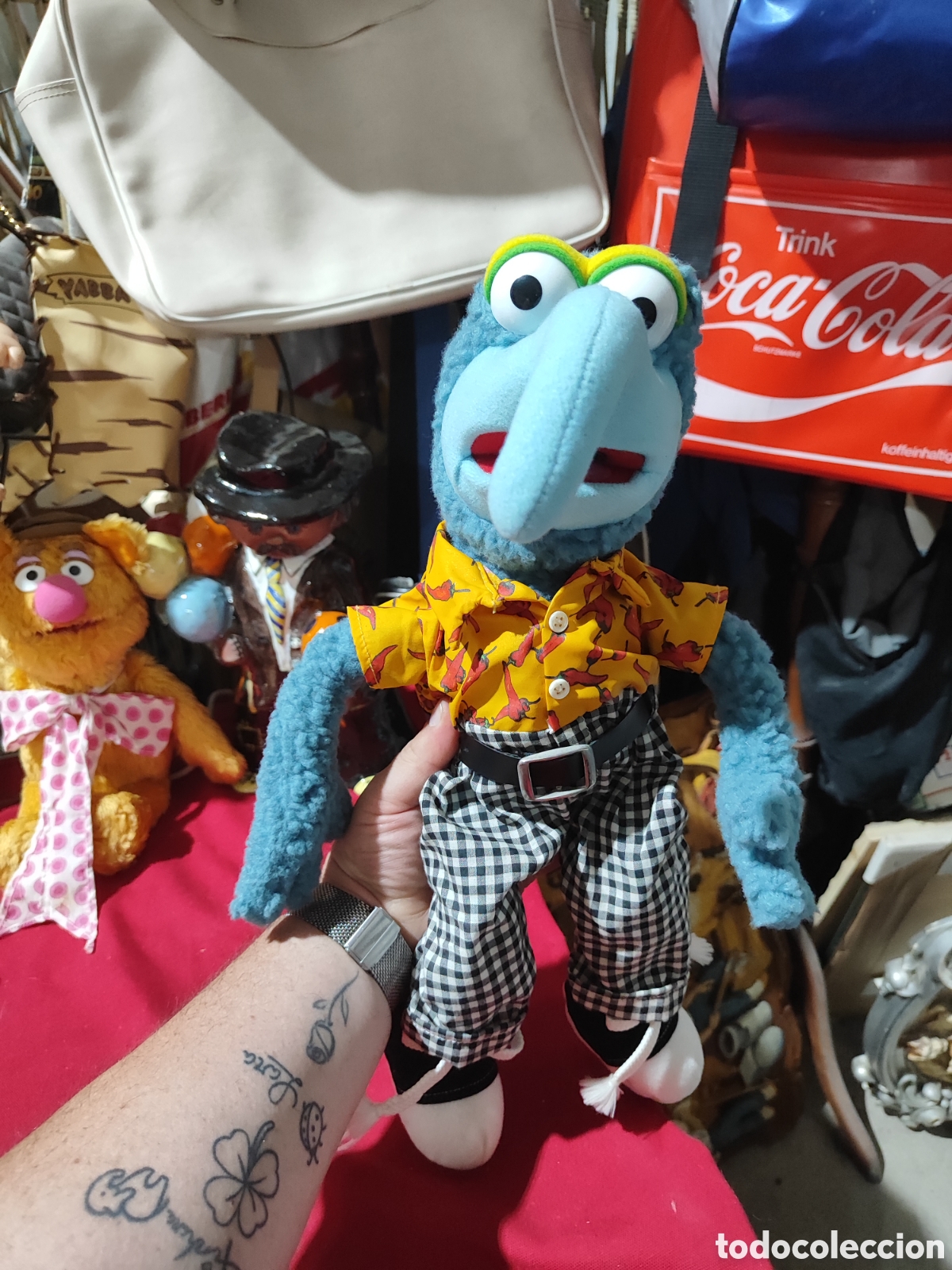 Juguetes Antiguos: Original peluche Gonzo de los tele&ntilde;ecos Jim Henson