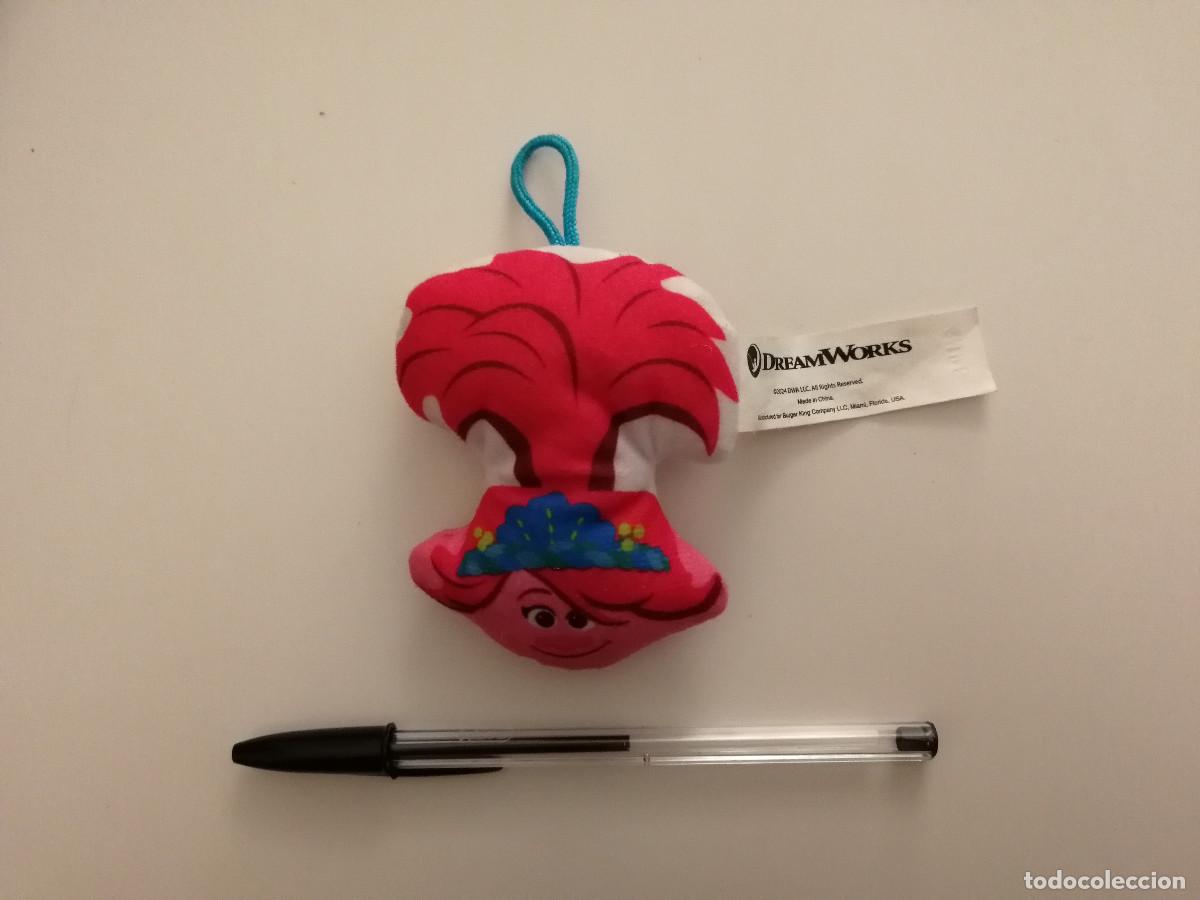Juguetes antiguos: PELUCHE LLAVERO - Reina Poppy - TROLLS - DREAMWORKS 2024