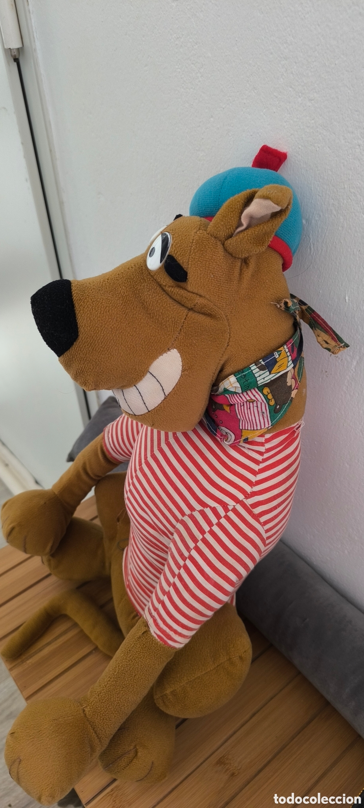 Juguetes antiguos: Scooby Doo peluche a&ntilde;os 70