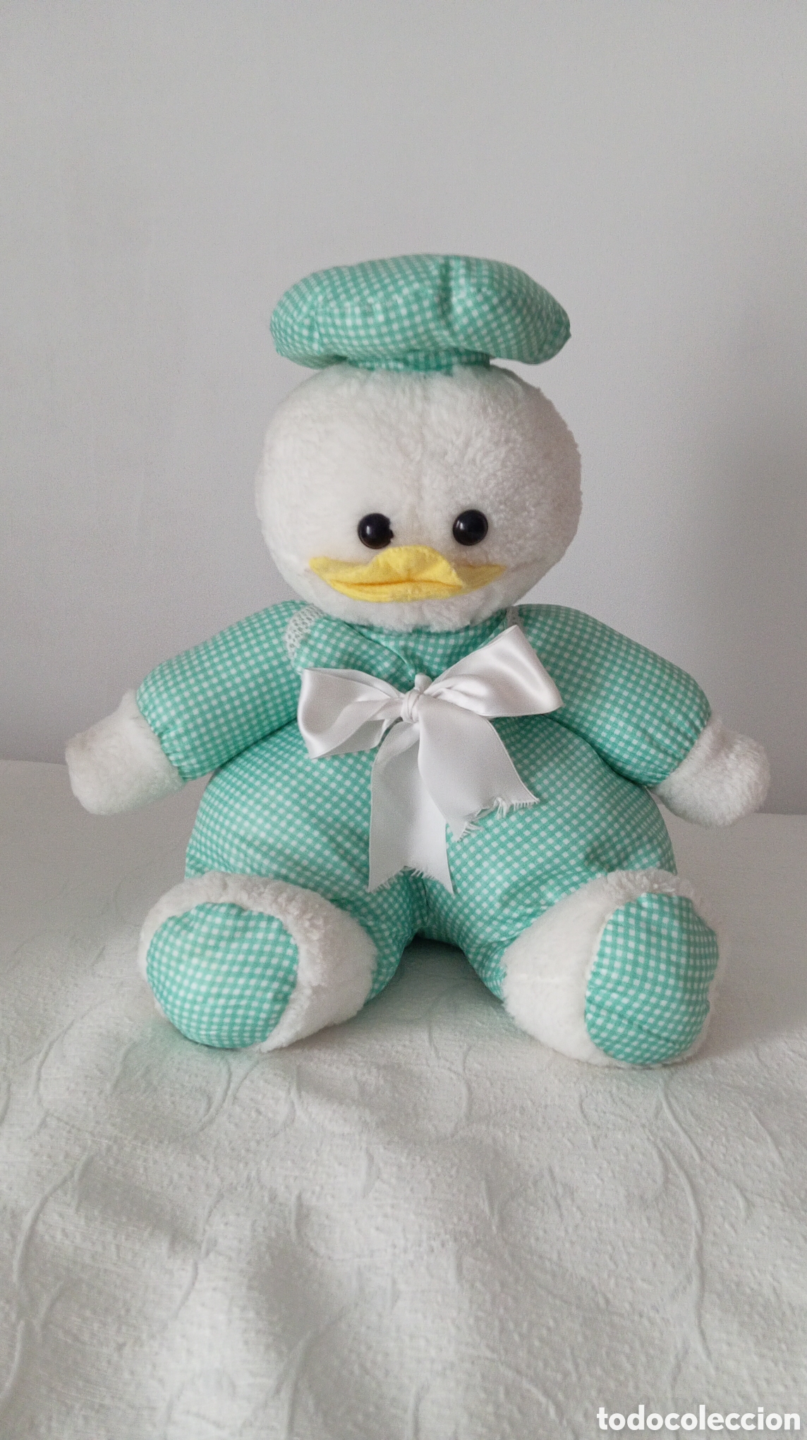 Juguetes antiguos: Peluche de pato a&ntilde;os 90.