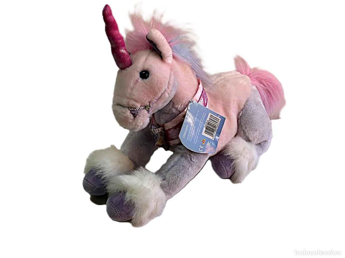 Brinquedos Antigos: PELUCHE UNICORNIO 42X22 CM.