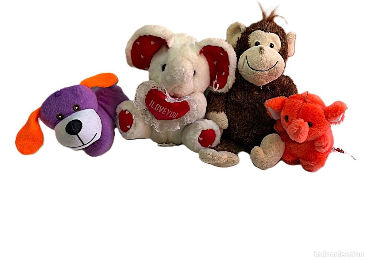 Jouets Anciens: LOTE DE PELUCHES ALTURA 20-12 CM