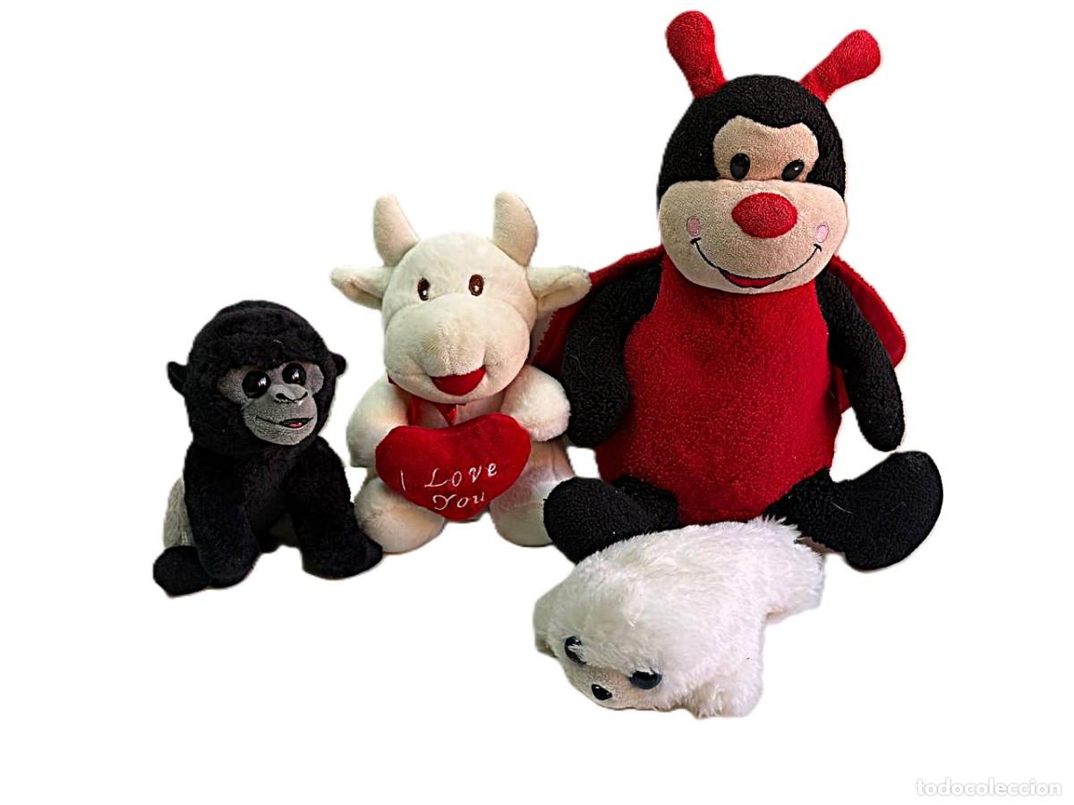 Jouets Anciens: LOTE DE PELUCHES ALTURA 8-26 CM