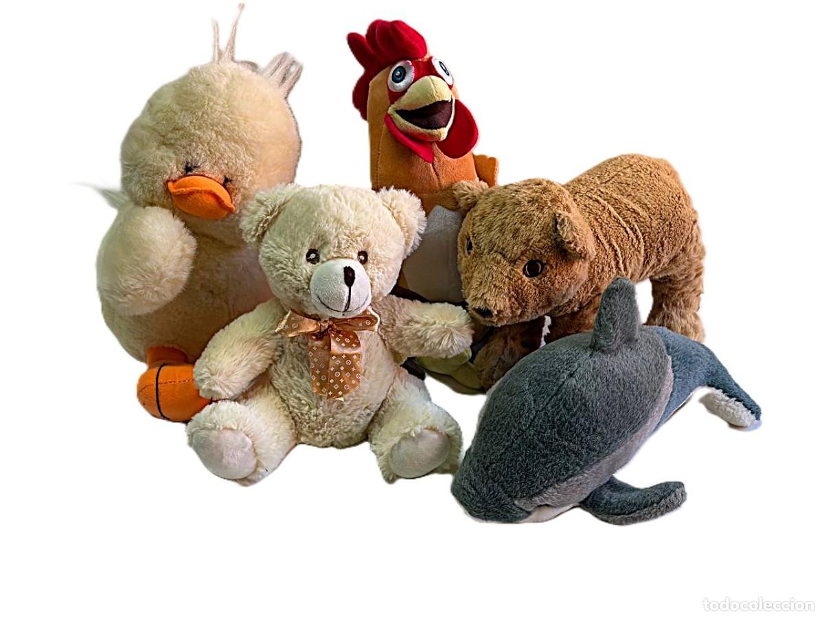 Jouets Anciens: LOTE DE PELUCHES ALTURA 14-34 CM