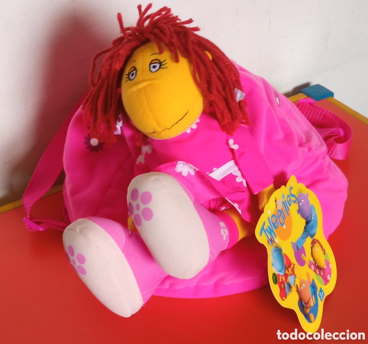 Juguetes antiguos: MOCHILA INFANTIL TWEENIES CON MU&Ntilde;ECA DE TRAPO FIZZ.HASBRO 90'S.NUEVA.